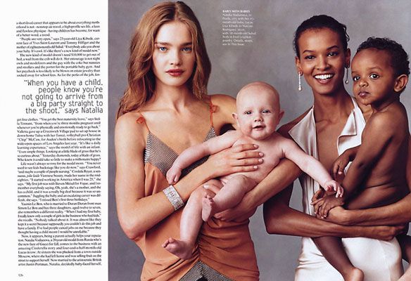 Natalia Vodianova Karolina Kurkova Liya Kebede Trish 02