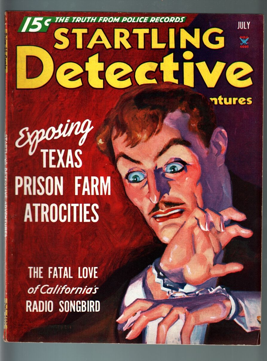 DETECTIVE ADVENTURES PULP JUL 1935 KARPIS C BARROW PRISON ATROC VF