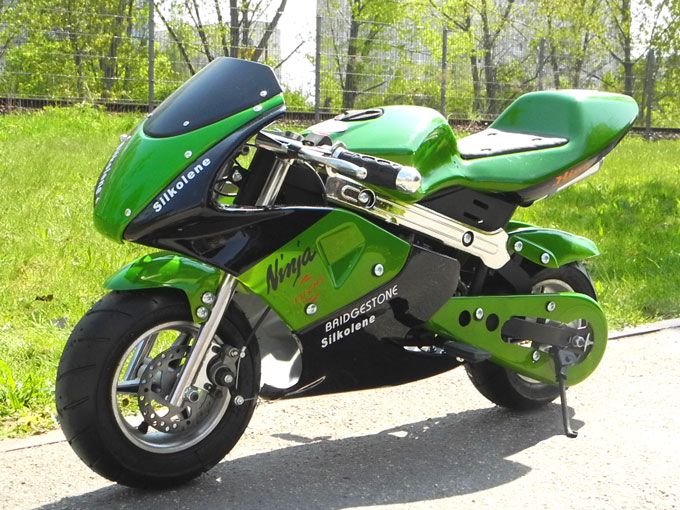Pocket Rocket Mini Moto 50cc Kawasaki Ninja Racing Air Filter Exhaust