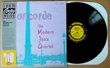 MODERN JAZZ QUARTET   CONCORDE   PRESTIGE LP   RI + OBI