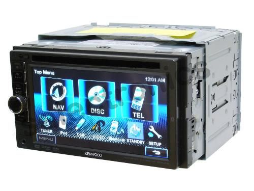 Kenwood DDX 418 Car Am FM CD DVD  WMA LCD USB Bluetooth Double DIN