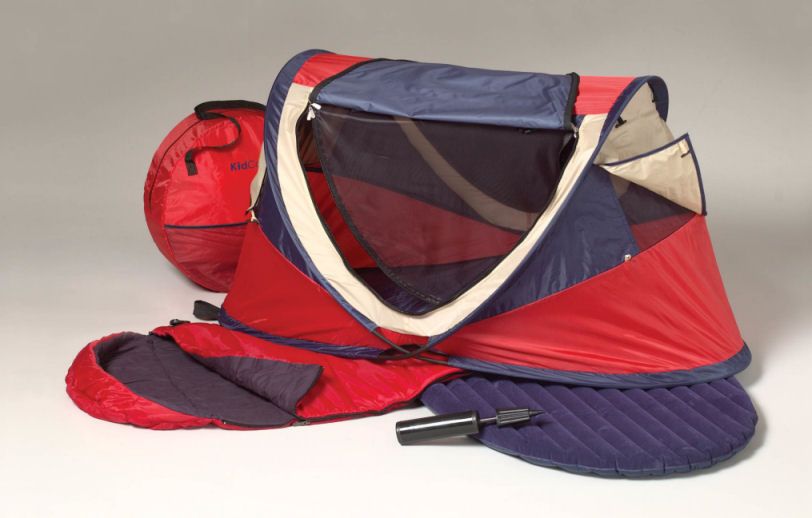 Kidco Peapod Plus Portable Infant Travel Bed Tent Red