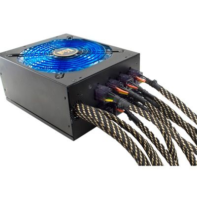 Kingwin LZG 1000 1000W 80Plus Gold Gaming Blue LED Modular Power