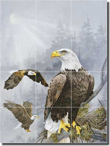 Forget Eagles Birds Art Kitchen Ceramic Tile Mural Backsplash 18x24