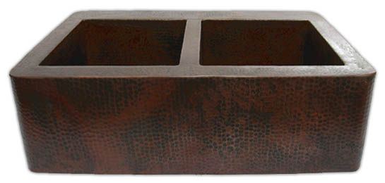 36 Hammered Copper Range Vent Hood Wall Island