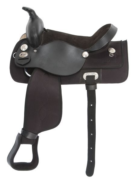 King Series Krypton Western Saddles 15 Black