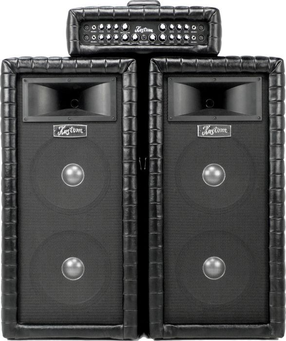The Kustom Tuck N Roll PA System Package includes two Tuck N Roll