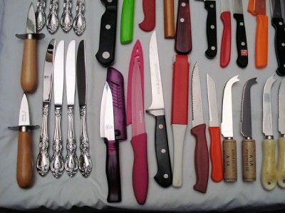 Kitchen Knives & Oneida, Wusthof, Henckels, Farberware, Kuhn Rikon NR