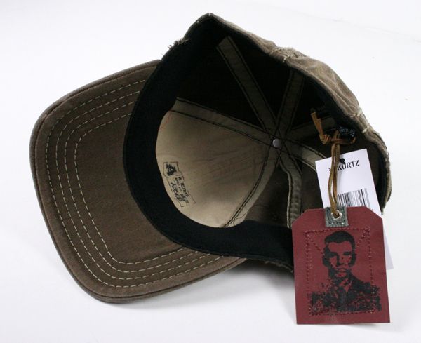 Kurtz Baseball Cap Hat Albert Tan A Flex One Size Fits All Brown