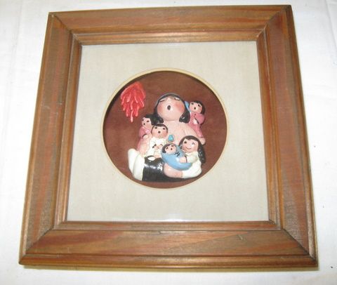 Laverne Elliott Native American Storyteller Shadow Box