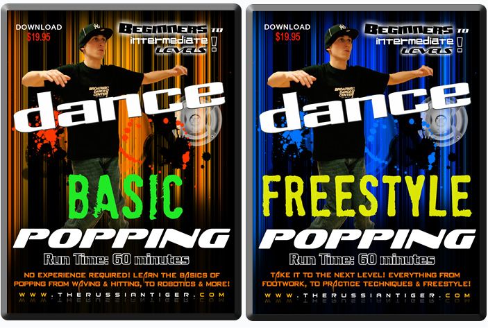 Learn Street Dance Popping DVD  60 MIN