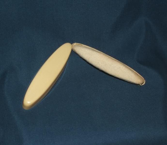 Vintage Pyralin Ivory and Celluloid Nail Buffers