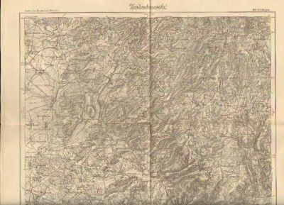 100423   MAP OF GERMANY   1877   BÜDINGEN