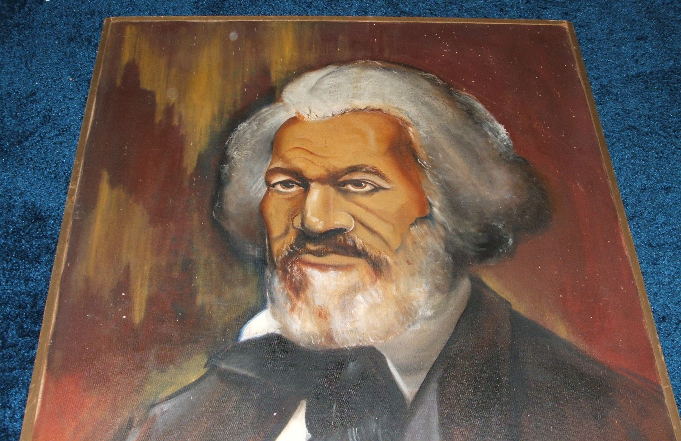 Frederick Douglass Painting RARE African American Black