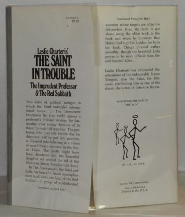 Leslie Charteris Saint in Trouble HC DJ 1st 1st