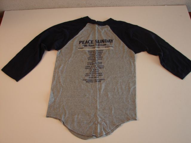 Peace Sunday Concert Tour T Shirt Stevie Nicks Linda Rondstadt