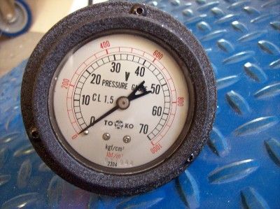 Toako Pressure Gauge 0 1000 LBF in 0 70 KGF