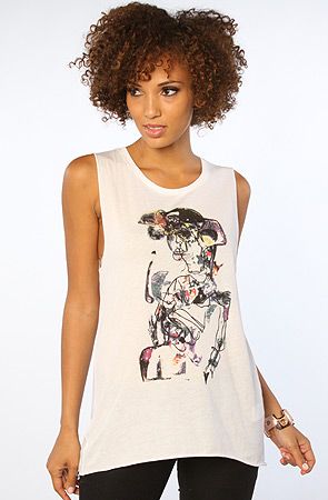 Karmaloop Insight The Tania Linney II Tank White