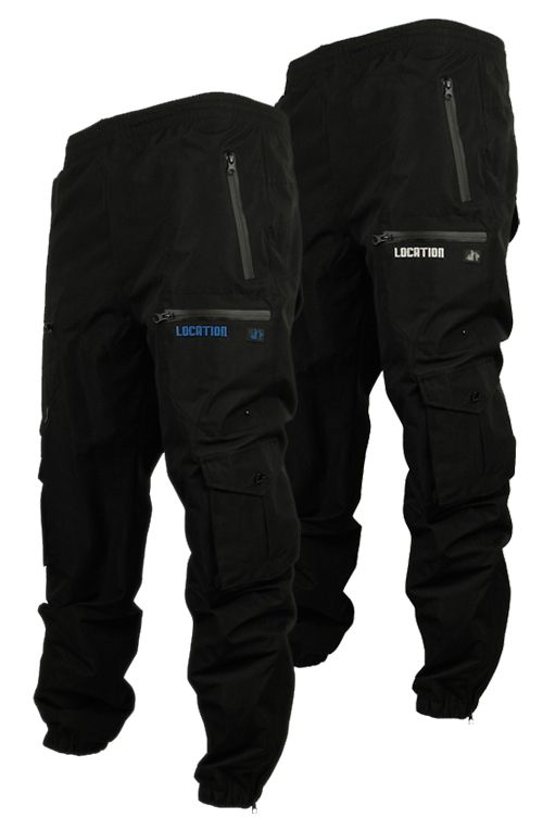 Mens Location Black Waterproof Daiymo Tracksuit Track Pants Bottoms