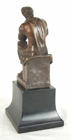 Antique Bronze Sculpture Lorenzo de Medici Michelangelo