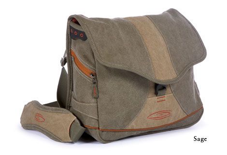 New Fishpond Lodgepole Canvas Fly Fishing Satchel Bag Sage Free Tippet