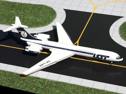 Lot Polish Airlines Ilyushin IL 62m SP LBE 1 400 Scale Dieact