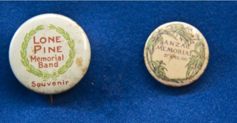 WW1 Tin Badges Lone Pine Memorial 1915 ANZAC