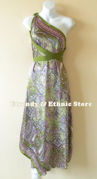 Silk Multi Wear Scarf Long Maxi Dress Skirt Maternity