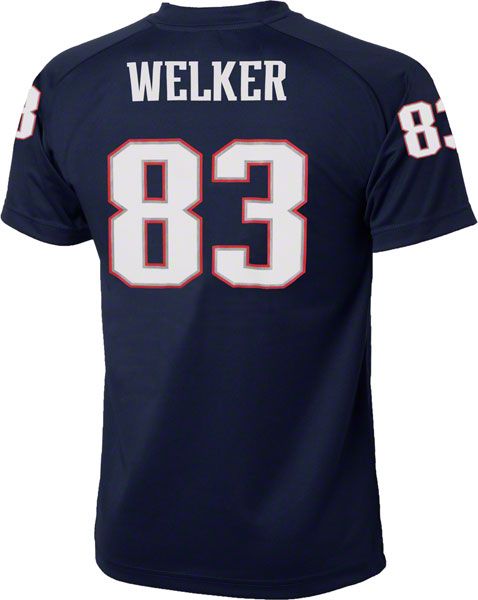 look like their favorite player with this wes welker youth navy 83