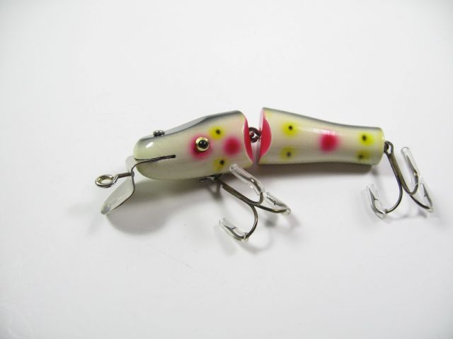 Vintage Lucky Strike Jointed Pikie Minnow Canada Fishing Lure