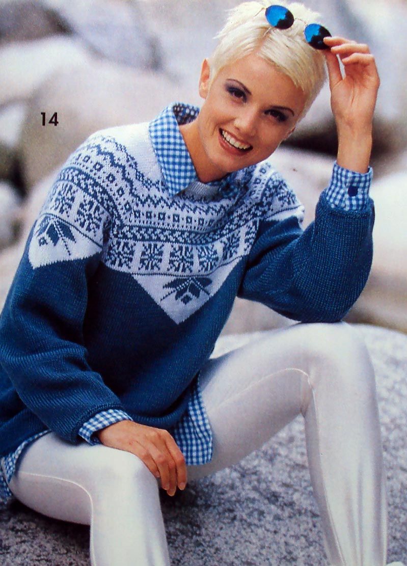 Knitting 31 Patterns Fair Isle Cables Jacquard Sweaters Hats Bags