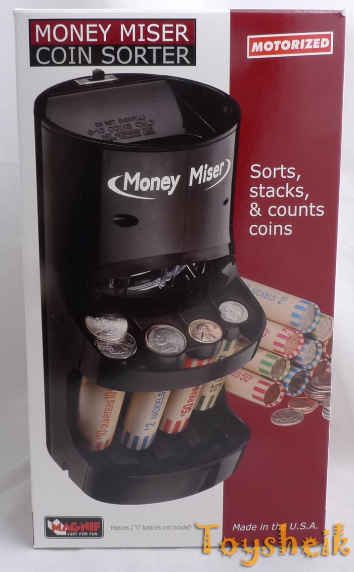 Magnif Money Miser Motorized Coin Sorter 062005