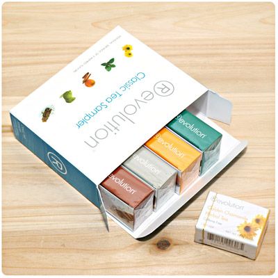 Revolution Herbal Tea Classic Tea Sampler Chamomile Mint Chai Citrus