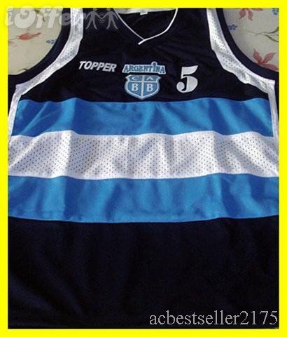 Manu Ginóbili Argentina Basketball Jersey Stitch Shirt Ginobili San