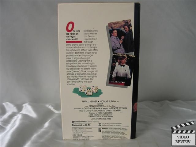 Stark VHS Nicolas Surovy Marilu Henner Dennis Hopper 086162397134