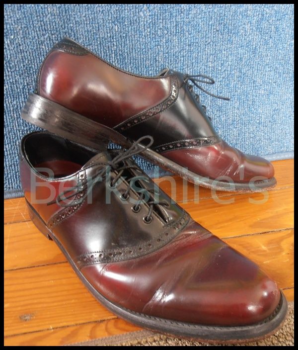 Dress Shoe Raisin Black Leather Markham Oxford 11D Lace Up