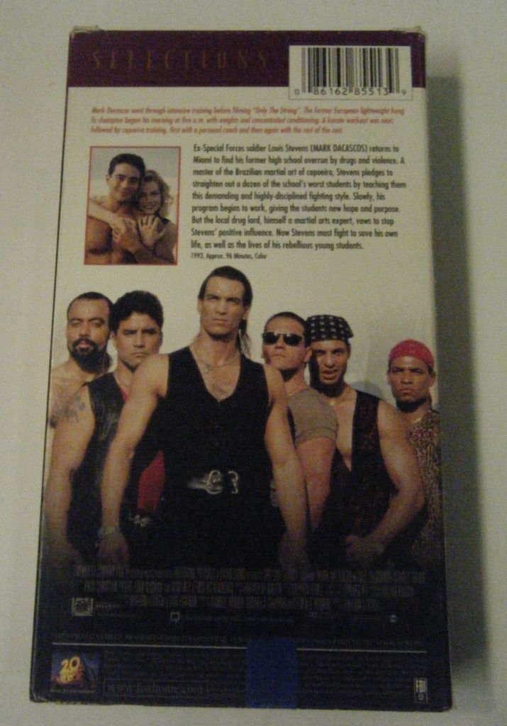 Only The Strong VHS Mark Dascascos Paco Christian Todd Susman Travis