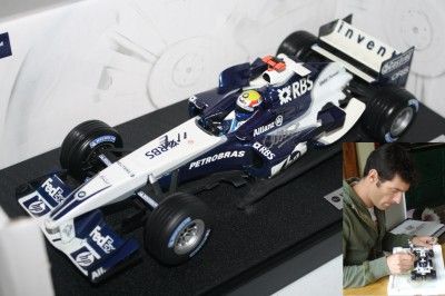 Hotwheels Mark Webber Signed 2005 BMW FW27 1 18