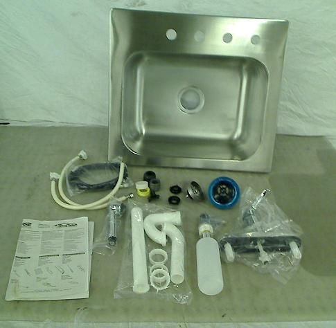MASCO Bath 103030 All in One Stainless Steel Utility Sink