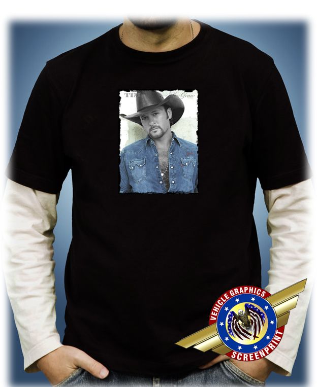 Tim McGraw  Rock Star  Personalized T Shirts