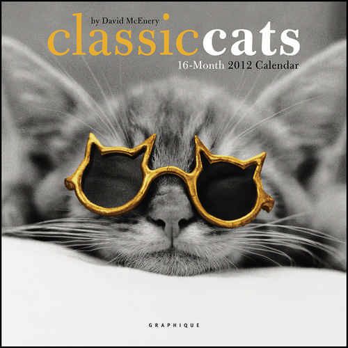 Classic Cats 2012 Mini Wall Calendar