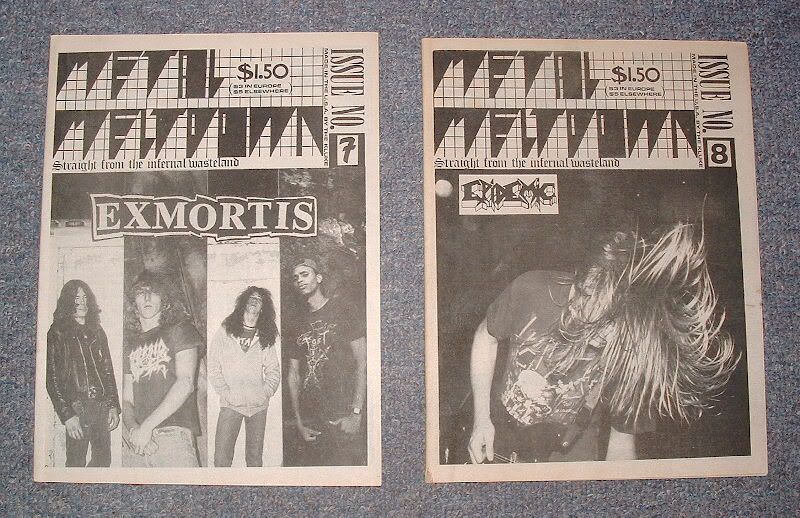 Lot 10 Metal Meltdown Fanzine Thrash Death Kluke Heavy Brutal