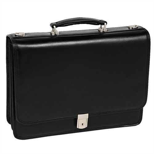 McKlein USA V Series Lexington Leather Briefcase