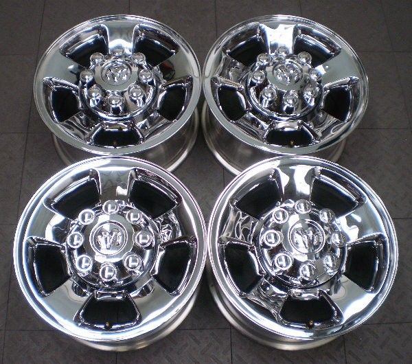 Full set of four (4) wheels from used 2006 2009 Dodge 2500/3500