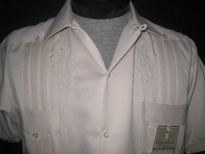 Original Mexican Khaki Guayabera Casual Dress Wedding