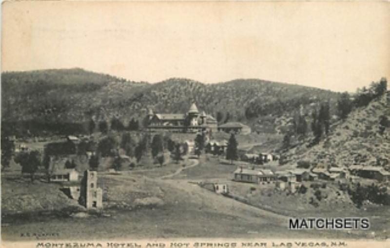 Near Las Vegas New Mexico Montezuma Hotel Hot Springs Postcard