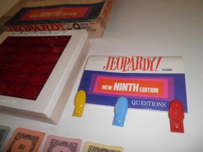 Jeopardy Game 1972 9th Edition Milton Bradley Merv Griffin