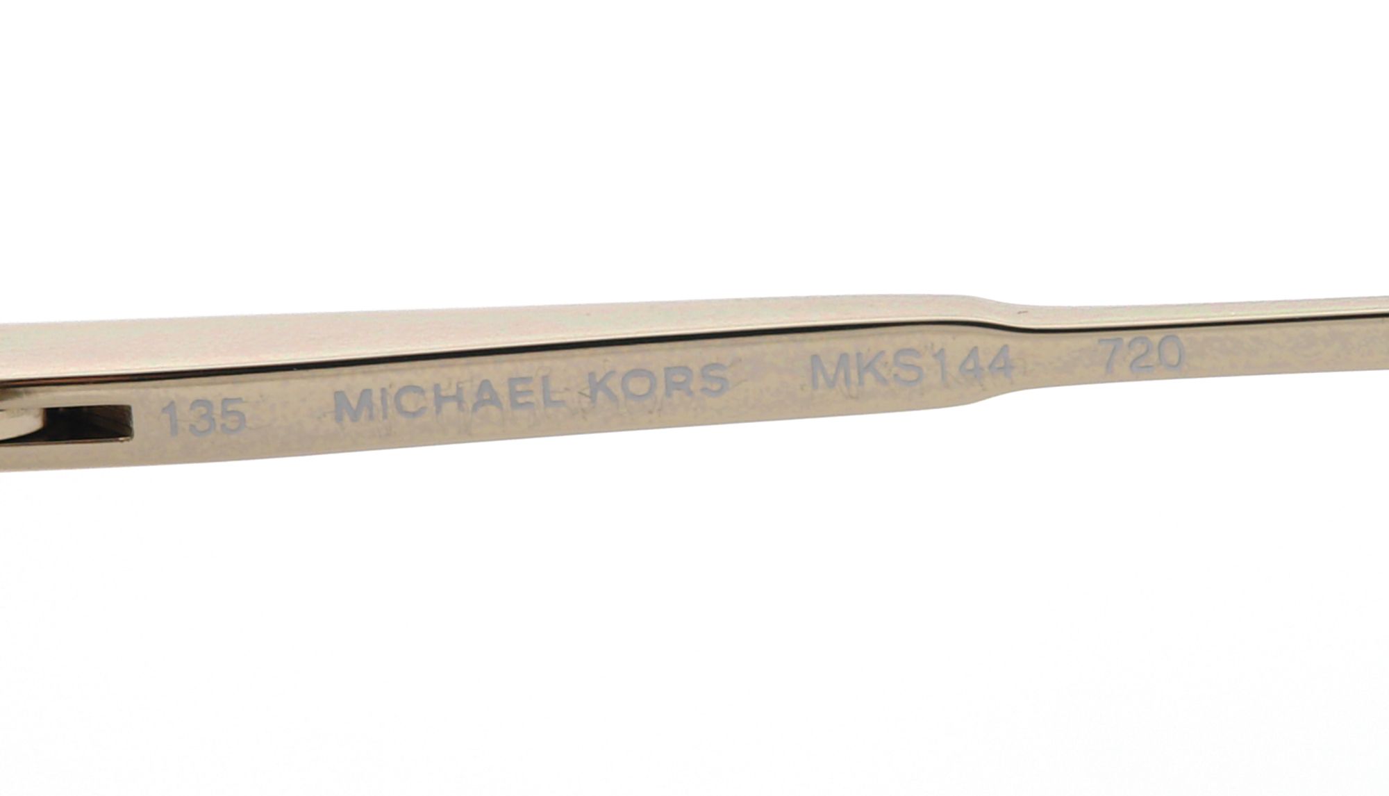 New Michael Kors Sunglasses MKS 144 Gold 720 MKS144 Auth