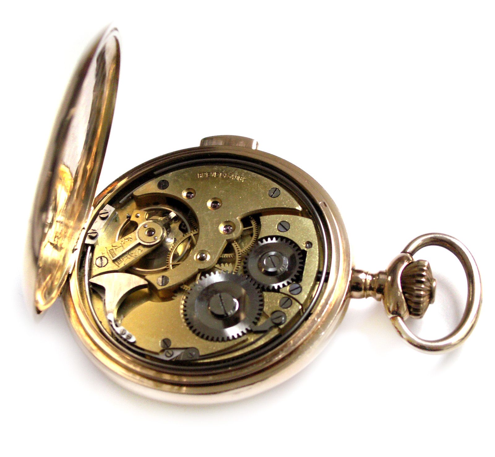 Große 585 GOLD Taschenuhr Repetition, Schweiz n. 1905 Citelli TU