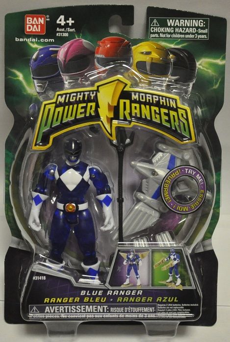 Mighty Morphin Power Rangers 2010 Translucent Blue